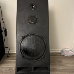 Jl Audio 12” Tower Midrange & Tweeter With Crossover Inside Box 