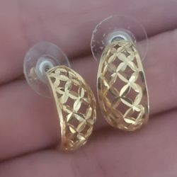 14k Gold Earrings 