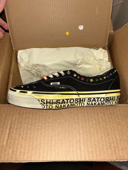 Satoshi Nakamoto x Vans Round Jewel Sz 9.5