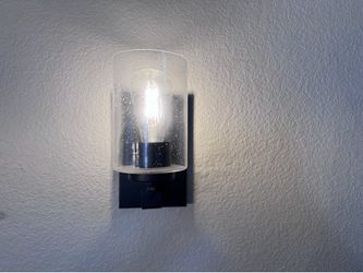 Dining Room Lighting- chandelier and wall sconces