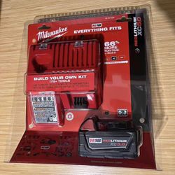 Milwaukee M18 5.0ah battery and M18 charger