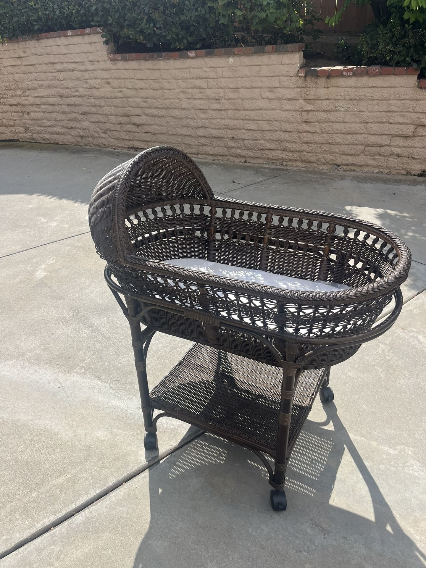 Pottery Barn Kids Wicker Bassinet
