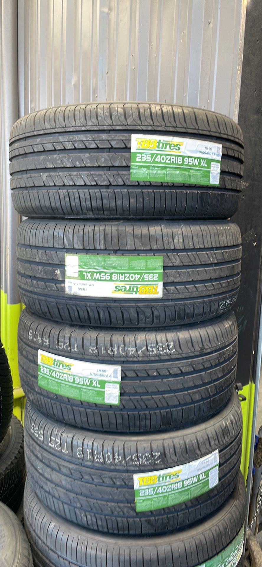 235-40-18 All Season Tires installed (4) New 50,000 Mile Warranty-We Finance