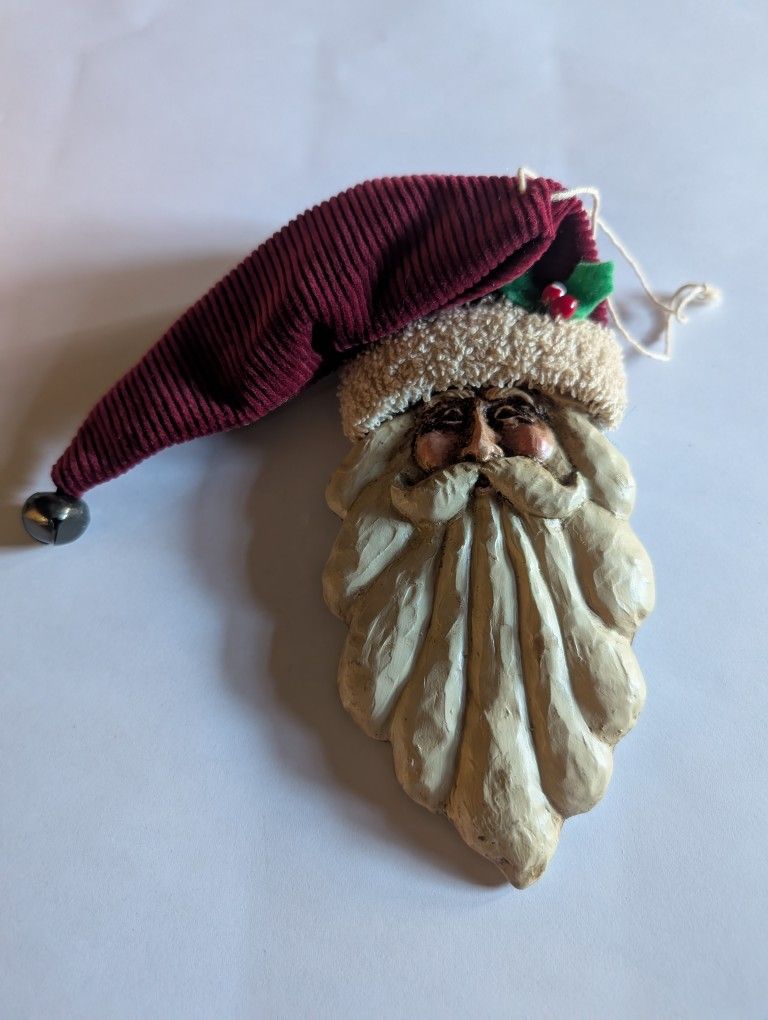 Vintage Santa Ornament