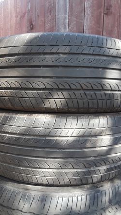 Two tires in great condition 215 55 17 about 60% left