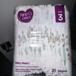 Size 3 Diapers 