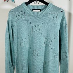 GUCCI GG PERFORATED SWEATER FW23,  VISIT OUR PROFILE FOR MORE ITEMS AVAILABLE !!! 