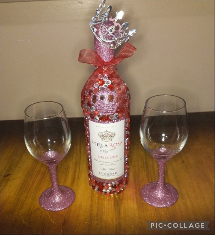 Costumized Wine Bottle Set With Photo