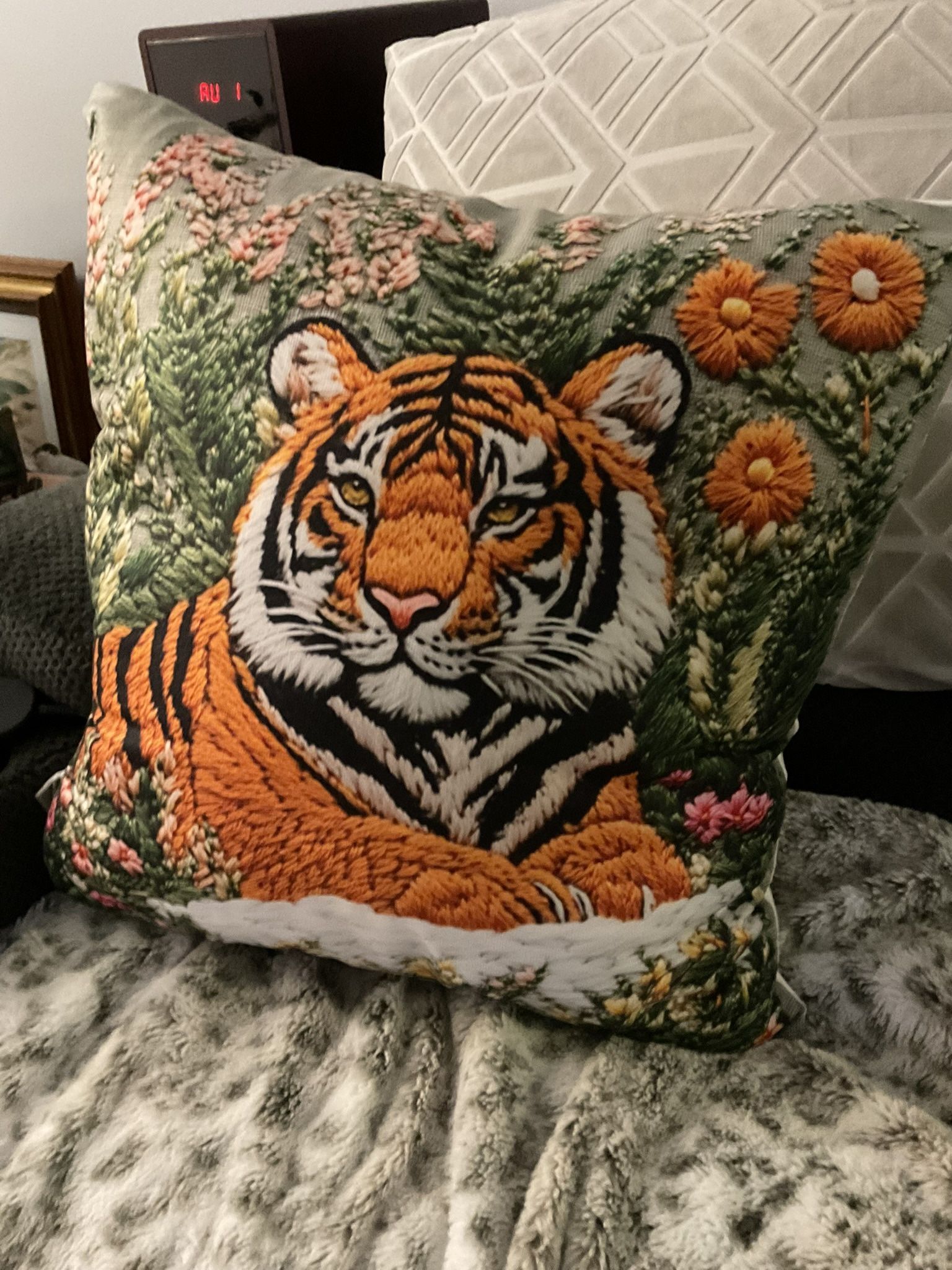 New - Tiger Throw Pillow