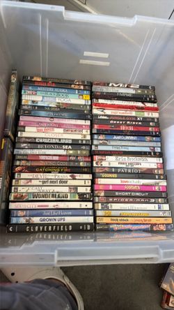 Large Lot of Assorted DVDs – 50+ Movies