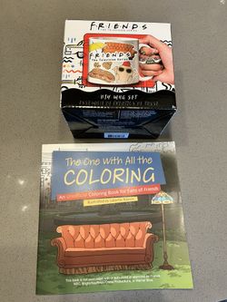 Friends Mug And Coloring Book