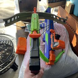 Two Crossbow Nerf Guns 