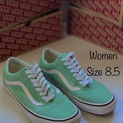 Teal Vans 