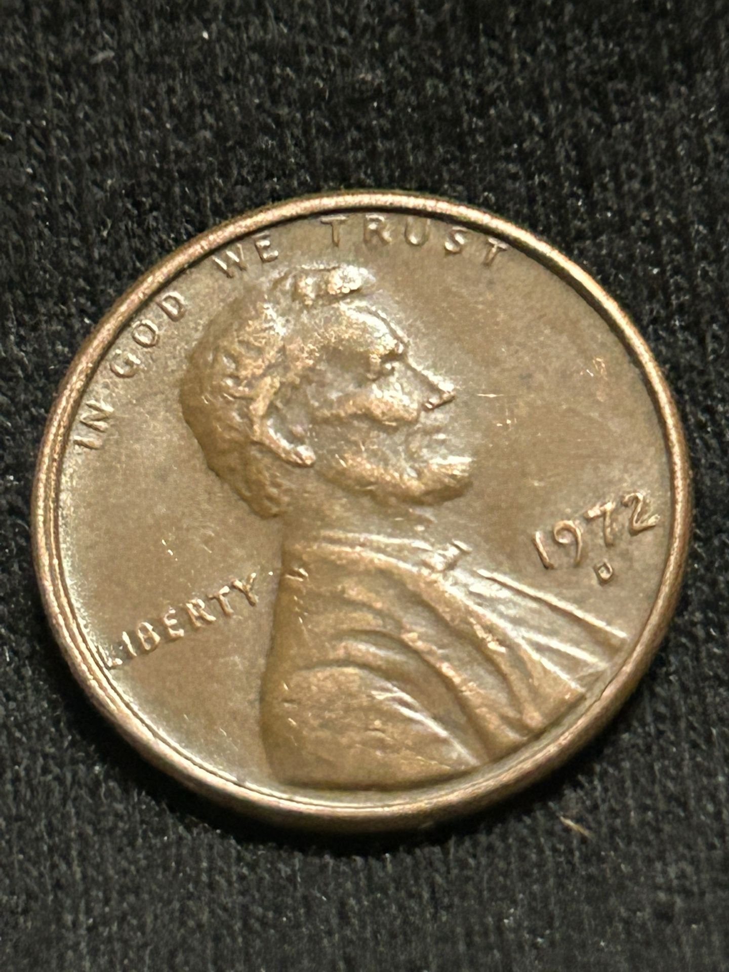 1972 D Penny