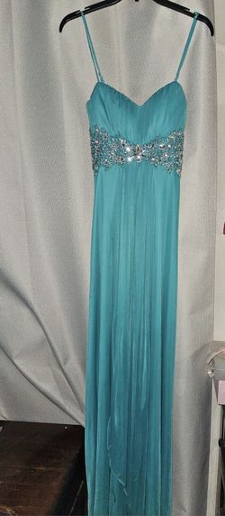 Prom Dress Turquoise Color