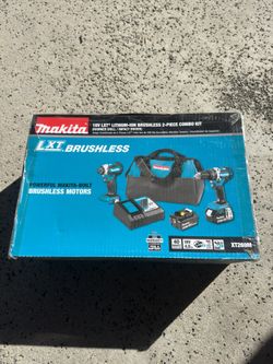 Makita 18V LXT® LITHIUM-ION BRUSHLESS 2-PIECE COMBO KIT (HAMMER DRILL / IMPACT DRIVER)  Brand new not opened 