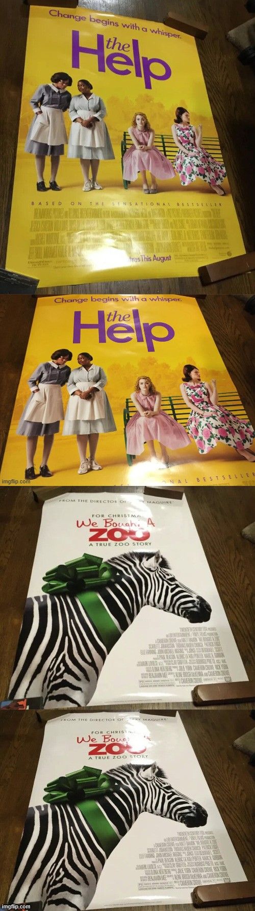 Lot Of 14 Movie Posters Mostly Comedy And Horror The Help Rum Diary The Dreamhouse The Raven The Woman In Black 27x40