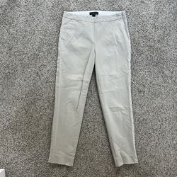 W’s J.Crew Khaki Pencil Pant Capris, 00