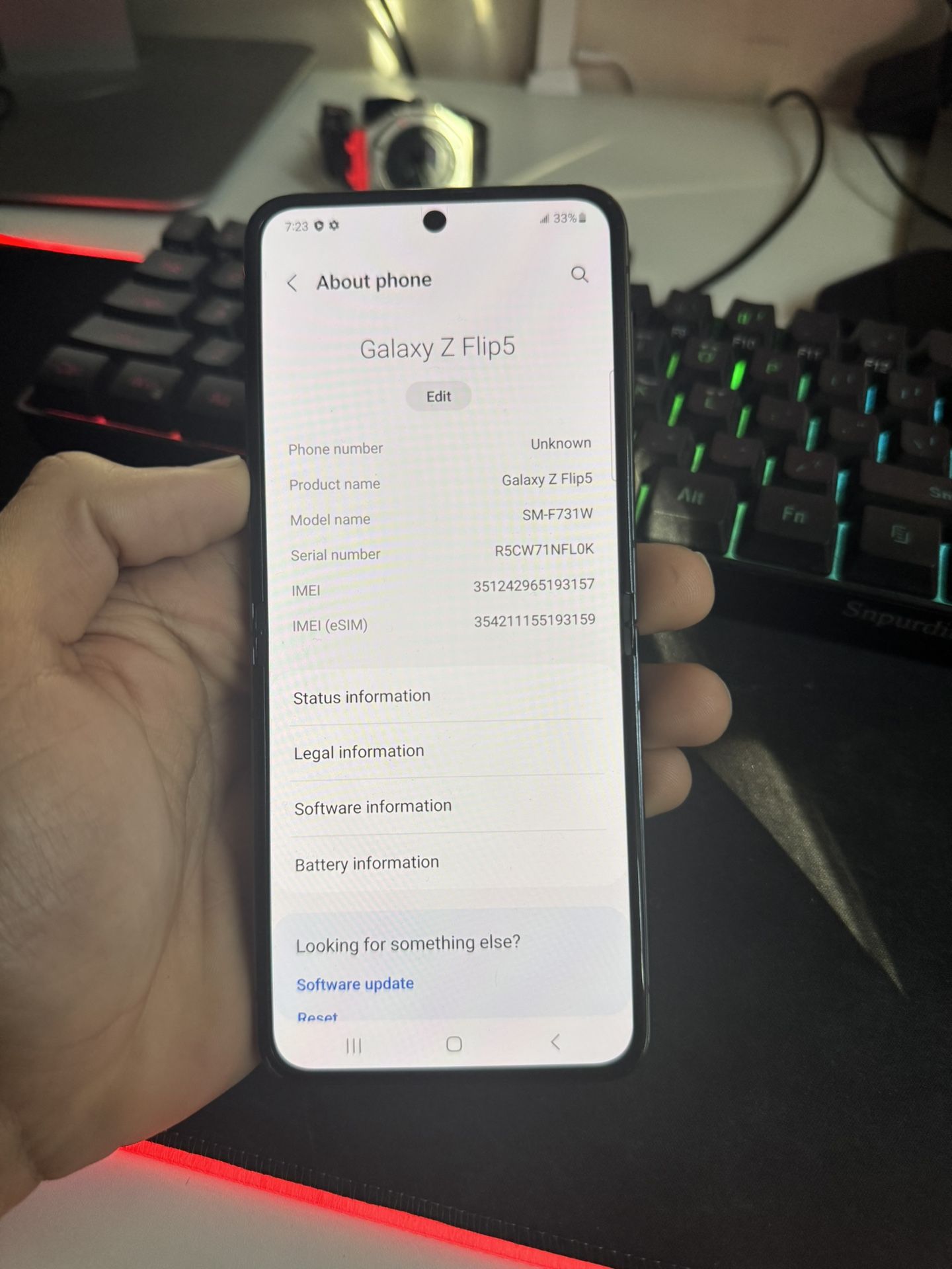 Z Flip 5 Unlocked 256gb