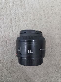 Canon EF 50mm F1.8 camera lens!