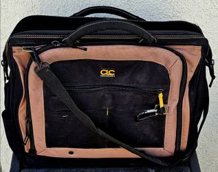 CLC 1539 - 58 Pocket Large 18" Multi-Compartment Tool Bag Carrier Shoulder Strap