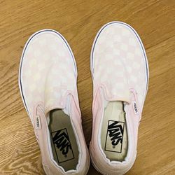 Pink Checker Vans  Free 