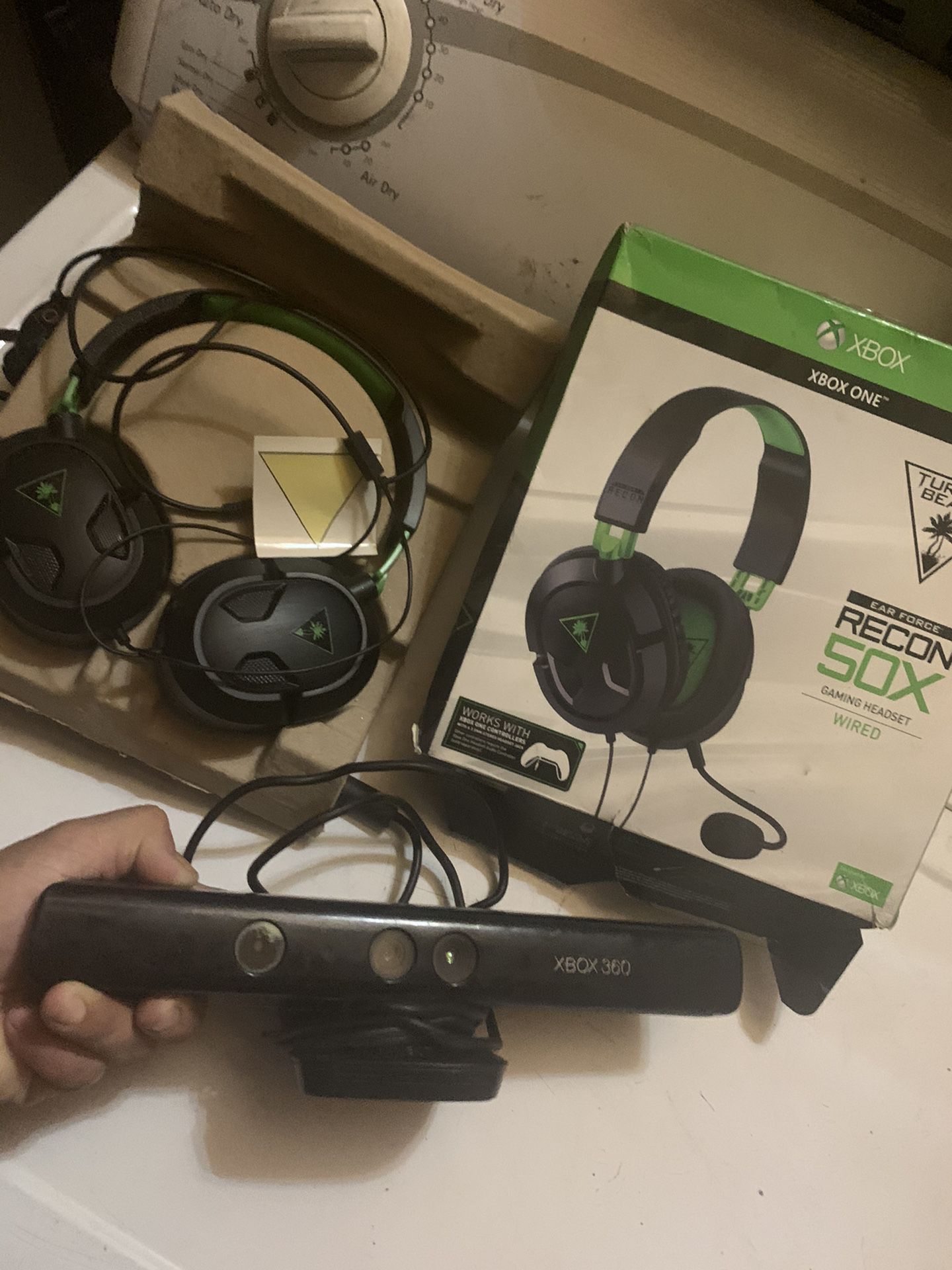 Camara XBOX 360 y GAMING HEADSETS WIRED