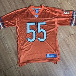 Chicago Bears Lance Briggs #55 Jersey – Reebok Size Medium (Vintage Orange) 