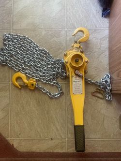 1 1/2 ton lever hoist