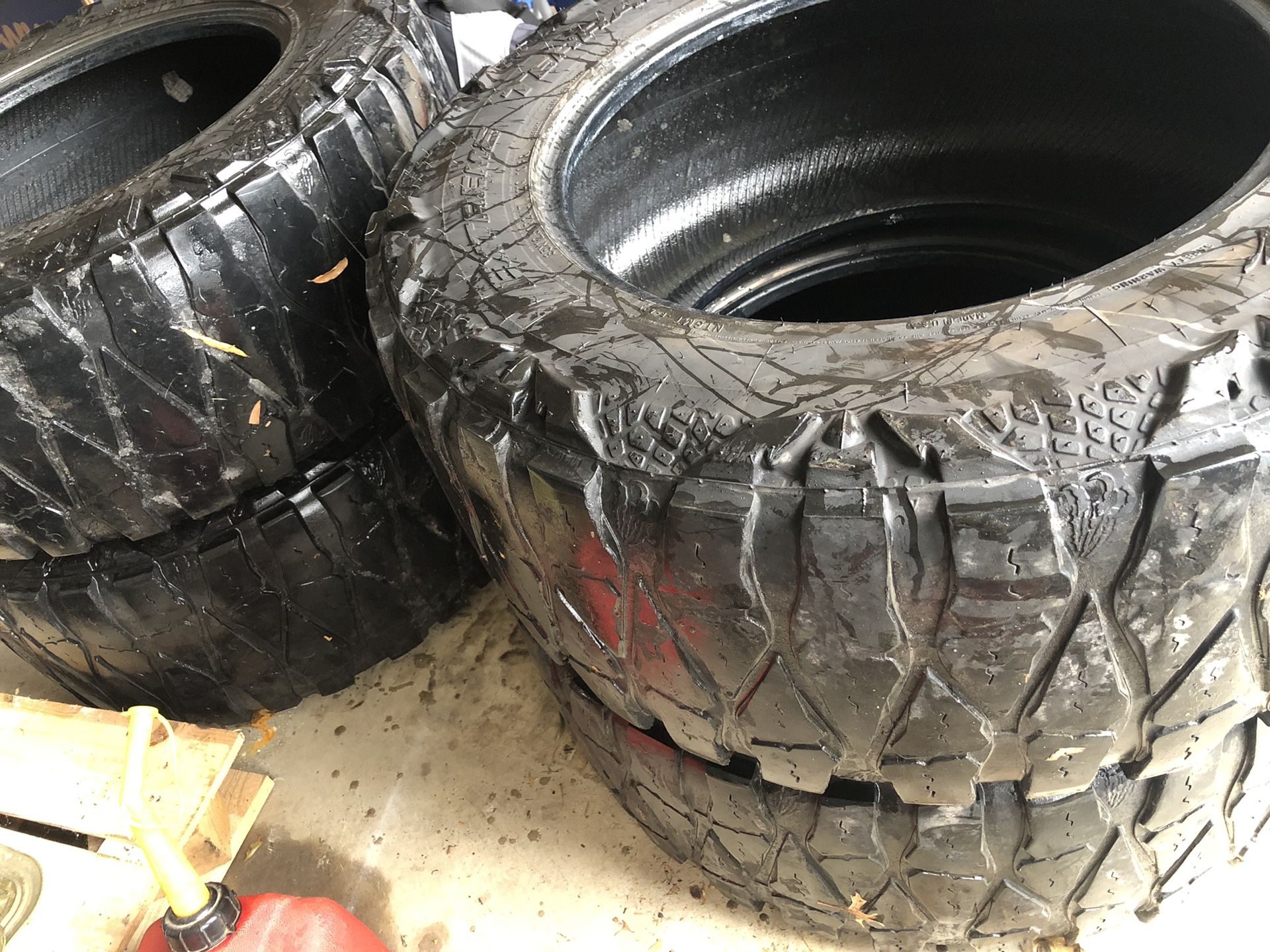 4 Nitto Mud Grappler Tires