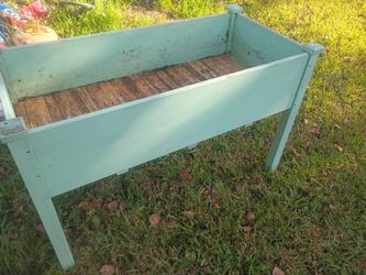 Raised Wood Garden Planter Box