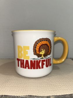 Woodstock Peanuts Thanksgiving Mug