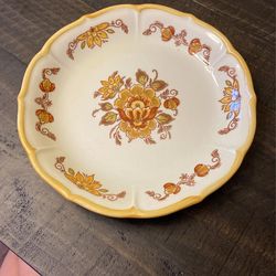 Vintage Poppy Trail by Metlox Plate 