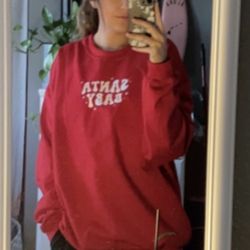 Santa Baby Sweatshirt - Embroidered Christmas Sweater Hoodie