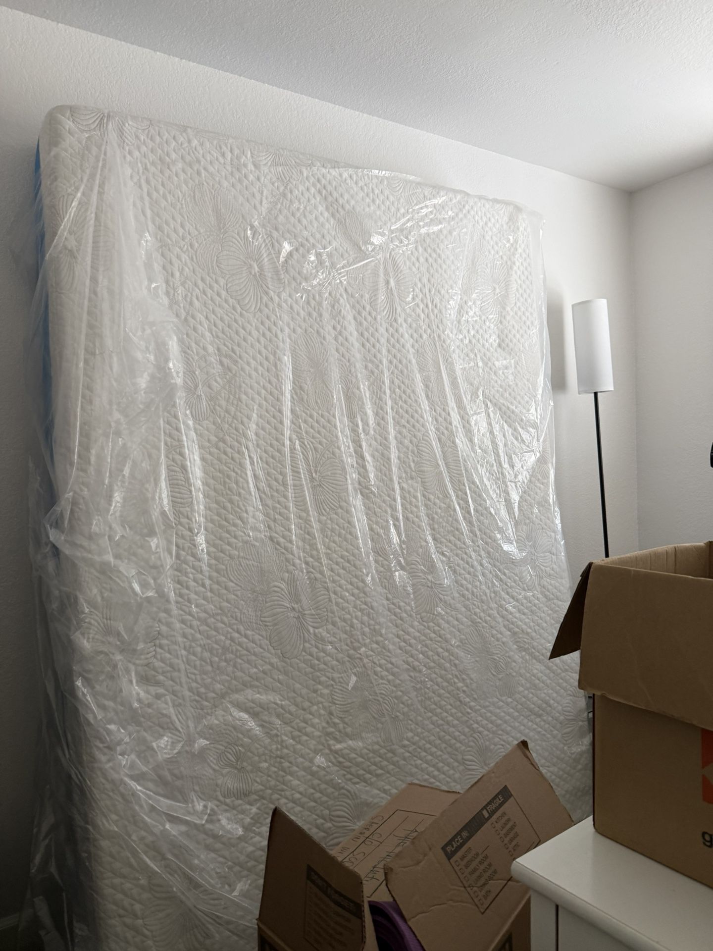 Queen Size Bed & Metal Frame