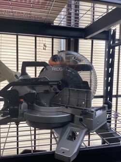 RIDGID Corded 10” Single Bevel Compound Miter Saw $200