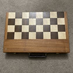 Vintage David Langer chess  & Backgammon Set