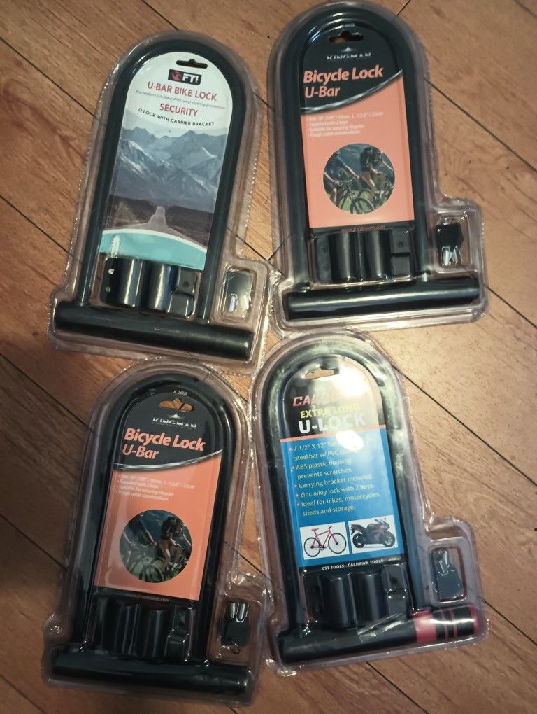Extra Long Bike Locks New $18.00 Each