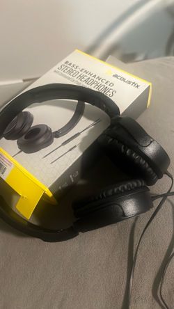 Bass-Enhanced Stereo Headphones