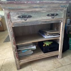 Solid Teak TV console Table Occasional Table Side Table