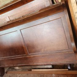 Queen Sleigh Bed With Rails