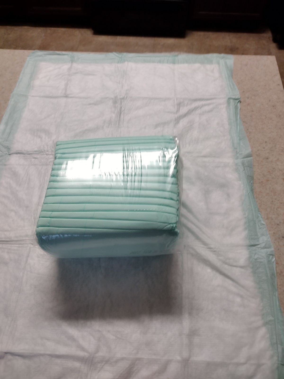 Must sell green underpads. $20 Per Box. 120 Pads Per Box/8 Packs Per Box.