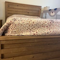 Queen Bed With Mattress  & Box spring 