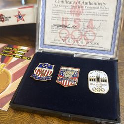 USA Olympic home team Centennial pins set