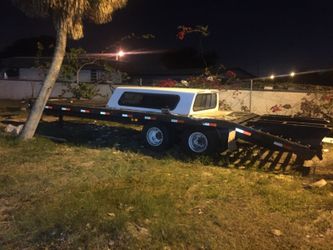 25FT Dove Tail Trailer.