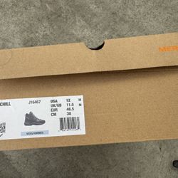 Merrell Mens Thermo Chill Mid Waterproof Snow Boot, US