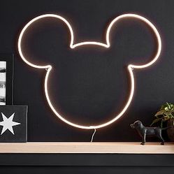Disney Mickey Mouse Neon Wall Art