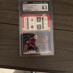 2021-22 Panini Contenders Game Night Ticket #14KevinPorterJuniorCgc8.5