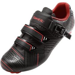 Santic Men's Cycling Shoes Road Cycling Riding Shoes Road Bike Shoes with Buckle- Roadway New $40 size 7