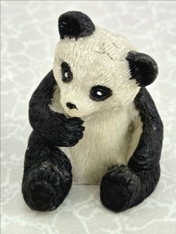 Panda Bear Figurine Small Collectible